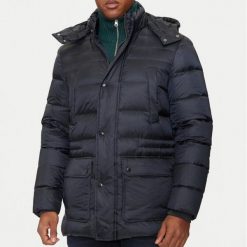 Kurtka GEOX M4626A Niebieski. Niebieskie kurtki Geox, m, bez wzorów, z tkaniny, bez kaptura. Za 866.99 zł.