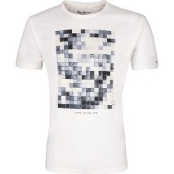 T- shirt Pepe Jeans. Białe t-shirty Pepe Jeans, m, bez wzorów, z bawełny, bez kołnierzyka, bez ramiączek. Za 49.00 zł.