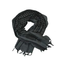 Chusta bandana arafatka. Czarne szaliki Texar, bez wzorów. Za 27.99 zł.