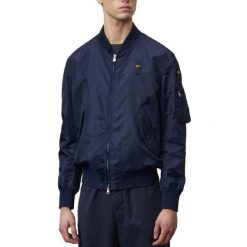 Kurtka BLAUER GIUBBINI CORTI FODERAT Niebieski. Niebieskie kurtki Blauer, bez wzorów, z tkaniny, bez kaptura. Za 788.99 zł.