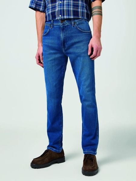 Wrangler Dżinsy - Slim fit - w kolorze niebieskim rozmiar: W33/L32. Niebieskie jeansy Wrangler, l. Za 175.67 zł.