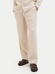 Jack & Jones Chinosy St. Karl 12253120 Beżowy Loose Leg. Brązowe eleganckie spodnie Jack & Jones, m, ze lnu. Za 329.99 zł.