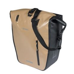 Pojedyncza torba rowerowa Rivo M MIK Hooks, piaskowa. Brązowe torby na laptopa BASIL. Za 310.10 zł.