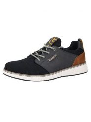 Bugatti Sneakersy w kolorze granatowym rozmiar: 41. Niebieskie buty sportowe casual Bugatti, bez wzorów, bez zapięcia. Za 184.95 zł.