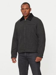 Jack&Jones Kurtka przejściowa Eaton 12267068 Czarny Regular Fit. Czarne kurtki Jack&Jones, m, bez wzorów, z syntetyku, bez kaptura. Za 249.99 zł.
