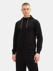 EA7 Emporio Armani Bluza 7M000231 AF13512 UC001 Czarny Regular Fit. Czarne bluzy EA7 Emporio Armani, m, bez wzorów, z bawełny, bez kaptura. Za 279.99 zł.