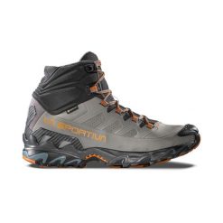 Buty trekkingowe La Sportiva Ultra Raptor II Mid Leather GTX. Brązowe buty turystyczne La Sportiva, bez wzorów, z gore-texu, bez zapięcia, trekkingowe, gore-tex. Za 965.20 zł.