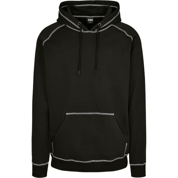 Bluza z kapturem Urban Classics contrast stitching. Czarne bluzy Urban Classics, m, bez wzorów, z kapturem. Za 168.50 zł.