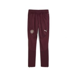 Młodzieżowe spodnie treningowe Manchester City PUMA Dark Jasper Red. Czerwona spodnie treningowe długie Puma, m, bez wzorów, z dresówki. W wyprzedaży za 189.00 zł.