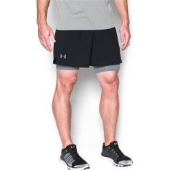 Under Armour Spodenki męskie Qualifier 2-in-1 Shorts Black r. XL (12896251). Krótkie spodenki sportowe Under Armour. Za 139.00 zł.