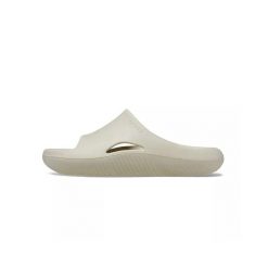 Klapki męskie Crocs Mellow Recovery Slide. Brązowe klapki Crocs, z materiału. Za 329.50 zł.