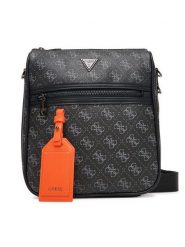 Guess Saszetka HMMILO P5417 Czarny. Czarne saszetki i nerki Guess, z aplikacjami, ze skóry. Za 279.99 zł.