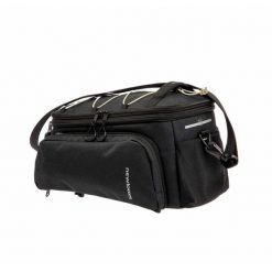Torba na bagażnik Newlooxs Sports Racktime 2 31L. Czarne torby na ramię NEW LOOXS, bez wzorów, z materiału, na ramię, duże, bez dodatków. Za 512.49 zł.