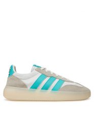 Adidas Sneakersy Mercedes - AMG Petronas Formula One Team Barreda Decode JR1062 Biały. Białe buty sportowe casual Adidas, bez wzorów, ze skóry, bez zapięcia. Za 309.99 zł.