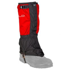 Stuptuty ochraniacze przeciwśnieżne Milo Ugo. Czerwone buty trekkingowe Milo, bez wzorów, bez zapięcia. Za 126.99 zł.