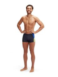 Speedo Kąpielówki "Eco Dive" w kolorze granatowo-żółto-niebieskim rozmiar: 6. Niebieskie kąpielówki Speedo, bez wzorów, z materiału. Za 76.95 zł.