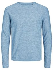 Jack & Jones Sweter w kolorze błękitnym rozmiar: XL. Niebieskie swetry nierozpinane Jack & Jones, xl, bez wzorów, bez kołnierzyka, bez ramiączek. Za 106.13 zł.