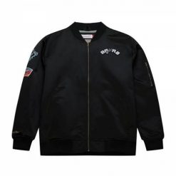 Kurtka uniwersalna męska Mitchell & Ness San Antonio Spurs. Czarne kurtki Mitchell & Ness, m, bez wzorów, bez kaptura. Za 699.00 zł.