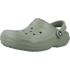 Sandały CROCS CLASSIC LINED CLOG Zielony. Zielone sandały Crocs, z gumy, bez zapięcia. Za 231.99 zł.
