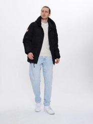 CANADA weather gear Kurtka zimowa w kolorze czarnym rozmiar: XL. Czarne kurtki CANADA weather gear, na zimę, xl, bez wzorów, bez kaptura. Za 378.54 zł.