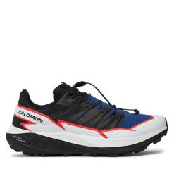 Buty do biegania Salomon. Niebieskie buty do biegania Salomon, bez wzorów, bez zapięcia, do biegania. Za 679.99 zł.