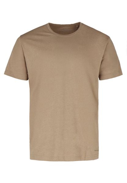 Gładka koszulka 200 g/m², Comfort Fit, T-PERSONAL. Brązowe t-shirty Volcano, m, bez wzorów, z jeansu, bez kołnierzyka, bez ramiączek. Za 69.99 zł.