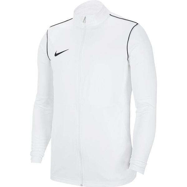 Bluza treningowa męska Nike Dry Park 20 Training. Białe bluzy z kapturem Nike, m, bez wzorów, z materiału, z kapturem. Za 154.30 zł.