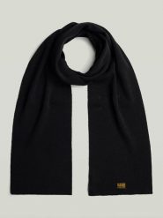 G-Star Szal w kolorze czarnym rozmiar: onesize. Czarne szaliki G-Star, bez wzorów, z materiału. Za 114.95 zł.
