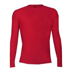 Koszulka z długim rękawem Pro Compression Adults Men Round Neck Undershirt. Czerwone bluzy BADGER SPORT, m, bez wzorów, bez kaptura. Za 215.95 zł.