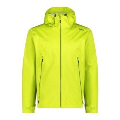 Kurtka z kapturem shell unlimitech CMP. Zielone kurtki CMP, bez wzorów, z puchu, z kapturem. Za 532.35 zł.