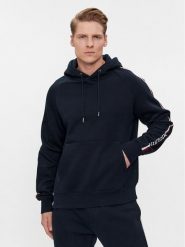 Tommy Hilfiger Bluza Global Stripe MW0MW33659 Granatowy Regular Fit. Niebieskie bluzy Tommy Hilfiger, m, bez wzorów, z syntetyku, bez kaptura. Za 399.99 zł.