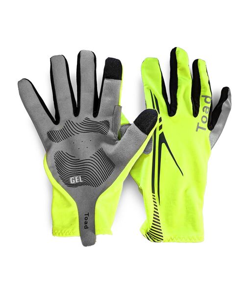 Rękawiczki rowerowe Toad T-Gloves. Żółte rękawiczki TOAD, bez wzorów, z lycry. Za 198.00 zł.
