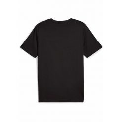 Koszulka sportowa męska Puma Graphics Box. Czarne t-shirty sportowe Puma, bez wzorów, bez ramiączek, na fitness i siłownię. W wyprzedaży za 89.00 zł.