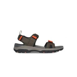 Sandały męskie SKECHERS Tresmen Ryer. Brązowe sandały Skechers, bez zapięcia. Za 219.99 zł.