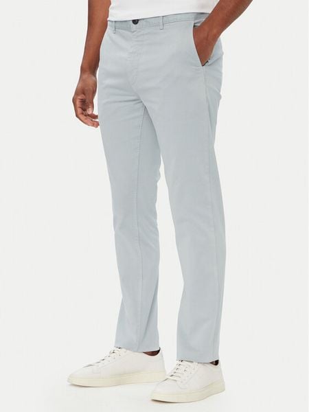 BOSS Chinosy Chino_slim 50510933 Szary jasny Regular Fit. Szare eleganckie spodnie Boss, m, z bawełny. Za 549.99 zł.