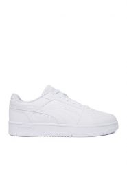 Puma Sneakersy WBEO-REBOUND SLAM LO 40716910 Biały. Białe buty sportowe casual Puma, bez wzorów, ze skóry, bez zapięcia. Za 269.99 zł.