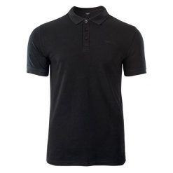 Koszulka polo męska Hi-Tec Romso - czarna, Rozmiar XXL. Czarne koszulki polo Hi-tec, m, bez wzorów, z bawełny, bez kołnierzyka, bez ramiączek. W wyprzedaży za 58.99 zł.