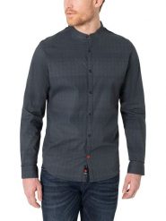 Timezone Koszula - Regular fit - w kolorze antracytowym rozmiar: L. Czarne koszule Timezone, l, bez wzorów, z bawełny, bez kołnierzyka, bez ramiączek. Za 123.82 zł.