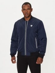 EA7 Emporio Armani Kurtka bomber 8NPB12 PN7LZ 1562 Granatowy Regular Fit. Niebieskie kurtki EA7 Emporio Armani, m, bez wzorów, z syntetyku, bez kaptura. Za 879.99 zł.