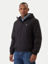 Calvin Klein Kurtka przejściowa Harrington LV04RE516G Czarny Regular Fit. Czarne kurtki CALVIN KLEIN, m, bez wzorów, z syntetyku, bez kaptura. Za 749.99 zł.