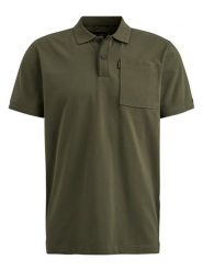 PME Legend Koszulka polo w kolorze khaki rozmiar: XXL. Brązowe koszulki polo PME Legend, xxl, bez wzorów, bez kołnierzyka, bez ramiączek. Za 150.45 zł.