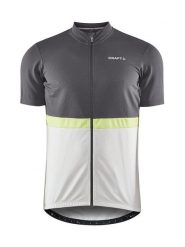 Craft Koszulka kolarska "Core Endur" w kolorze szaro-białym rozmiar: L. Białe t-shirty sportowe Craft, bez wzorów, z materiału, bez ramiączek, rowerowe. Za 128.95 zł.