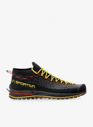 Buty podejściowe męskie La Sportiva TX2 Evo. Czarne buty turystyczne La Sportiva, na jesień, bez wzorów, z materiału, bez zapięcia, trekkingowe. Za 849.99 zł.