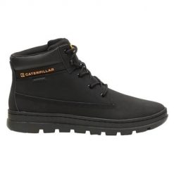 Buty do chodzenia męskie Caterpillar P111271. Czarne buty sportowe casual CATerpillar, bez wzorów, z gumy, za kostkę, bez zapięcia. Za 496.00 zł.