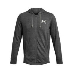 Bluza z kapturem i zamkiem błyskawicznym Under Armour Rival Terry. Białe bluzy z kapturem Under Armour, s, bez wzorów, z materiału, z kapturem. Za 276.50 zł.