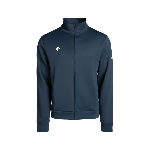Kurtka dresowa męska MODENA JACKET M z kieszenią na piersi i sportowym stylem. Niebieskie kurtki Izas, m, bez wzorów, z dresówki, bez kaptura. W wyprzedaży za 204.30 zł.