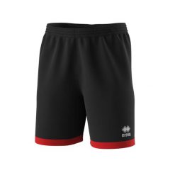 Szorty Errea Barney. Czarne krótkie spodenki sportowe ERREA, m, z aplikacjami, z materiału. Za 139.50 zł.