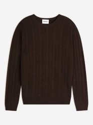 Perfect Cashmere Kaszmirowy sweter "Darri" w kolorze brązowym rozmiar: L. Brązowe swetry nierozpinane Perfect Cashmere, l, bez wzorów, z kaszmiru, bez kołnierzyka, bez ramiączek. Za 608.99 zł.