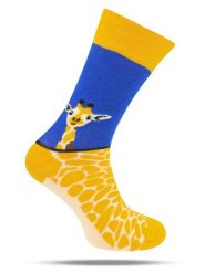 Skarpetki Bawełniane - Tematyczne - Żyrafa. Skarpety His Story, bez wzorów, z bawełny. Za 29.99 zł.