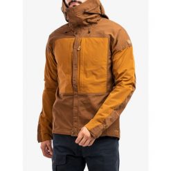 Kurtka trekkingowa męska Fjallraven Keb Jacket. Brązowe kurtki Fjällräven, m, bez wzorów, bez kaptura. Za 1,059.99 zł.